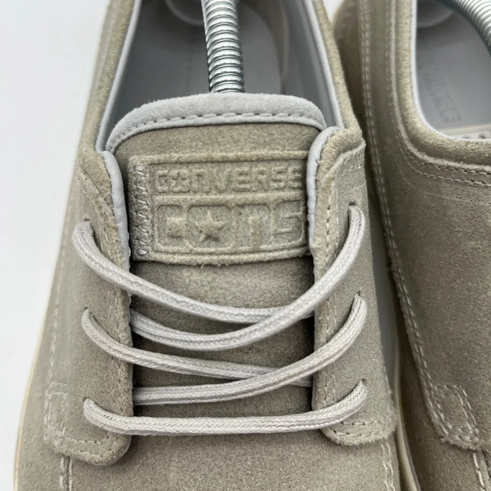 Converse CONS 147540C M 13 Gray Suede Skate Shoes Low Top Moccasin Toe‎ Sneaker - Picture 7 of 10